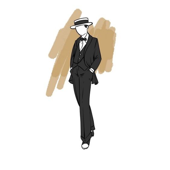 Déguisement femme Gangster années 20, noir (Manteau et chapeau
