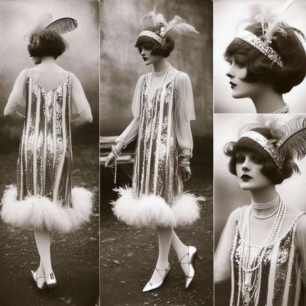 Déguisement charleston or femme - Magie du Déguisement - Années 1900